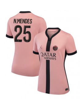 Paris Saint-Germain Nuno Mendes #25 Replika Tredje Kläder Dam 2024-25 Kortärmad